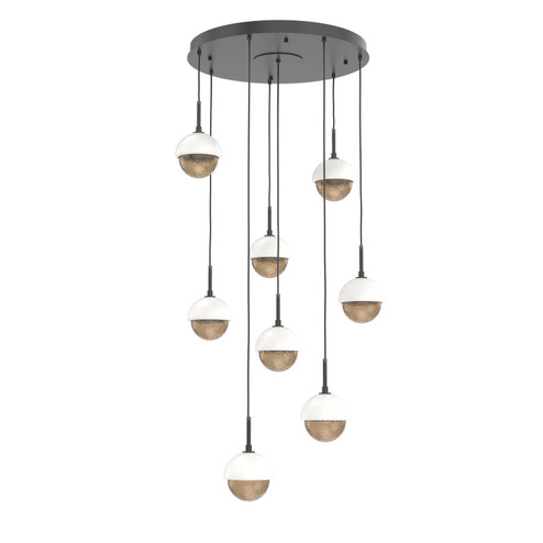 Cabochon LED Pendant in Matte Black (404|CHB0093-08-MB-B-C01-L3-WI)