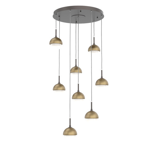 Cabochon LED Pendant in Graphite (404|CHB0093-08-GP-WL-C01-L3-GB)