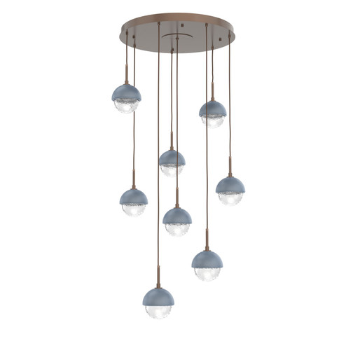 Cabochon LED Pendant in Burnished Bronze (404|CHB0093-08-BB-C-C01-L1-BU) Cabochon LED Pendant in Burnished Bronze (404|CHB0093-08-BB-C-C01-L1-BU)