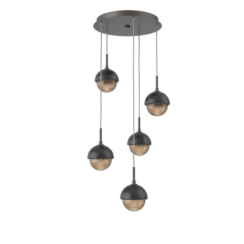 Cabochon LED Pendant in Graphite (404|CHB0093-05-GP-B-C01-L1-MB)