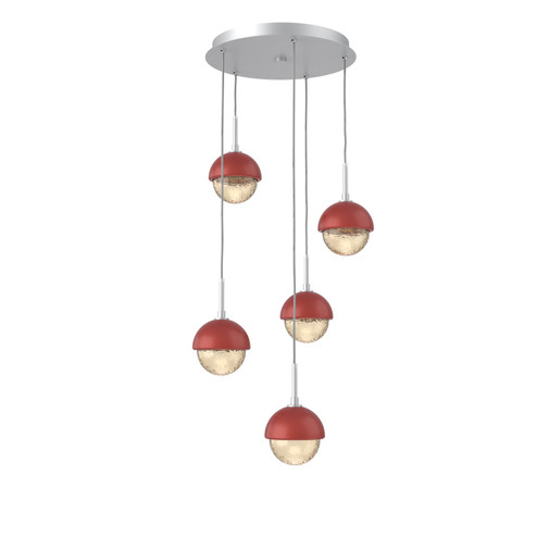 Cabochon LED Pendant in Classic Silver (404|CHB0093-05-CS-A-C01-L3-RE)