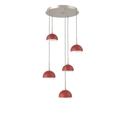 Cabochon LED Pendant in Beige Silver (404|CHB0093-05-BS-WL-C01-L3-RE)