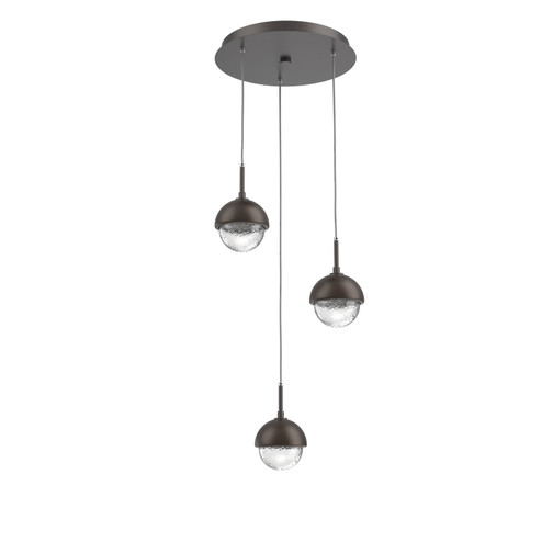 Cabochon LED Pendant in Graphite (404|CHB0093-03-GP-C-C01-L1-FB)