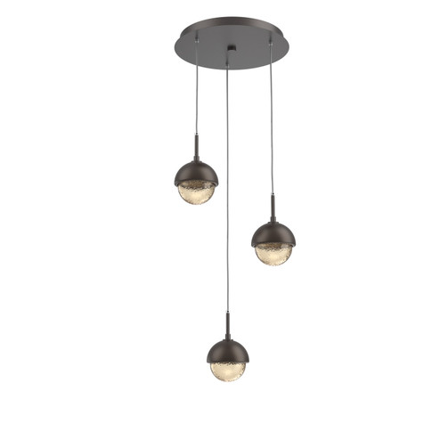 Cabochon LED Pendant in Graphite (404|CHB0093-03-GP-A-C01-L3-FB)