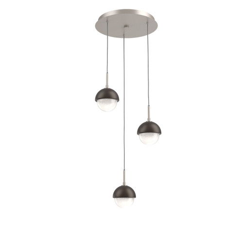 Cabochon LED Pendant in Beige Silver (404|CHB0093-03-BS-WL-C01-L3-FB)