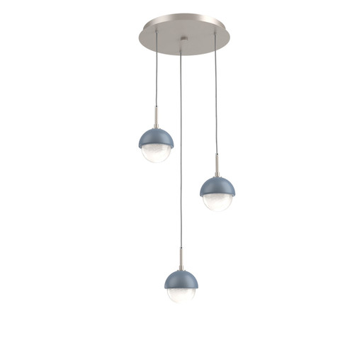 Cabochon LED Pendant in Beige Silver (404|CHB0093-03-BS-WL-C01-L3-BU)