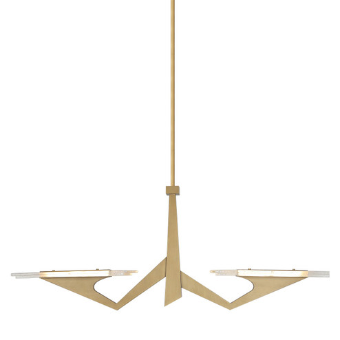 Down the Wrong Path LED Linear in Brass Kisser (137|530N02BK)