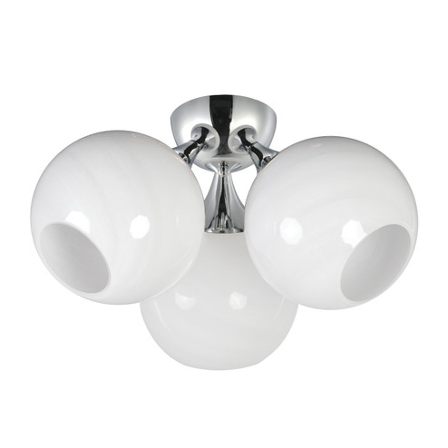 Neve Three Light Semi Flush Mount in Polished Chrome (16|21225MRPC)