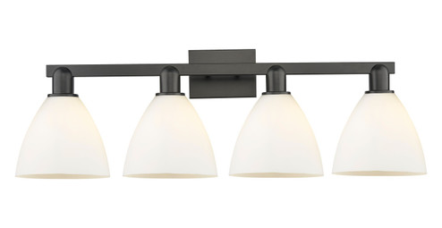 Arcadia Four Light Bath Vanity in Matte Black (405|716-4W-BK-GBD-751)