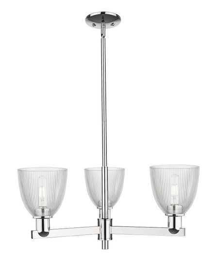 Arcadia Three Light Pendant in Polished Chrome (405|716-3CR-PC-G382)