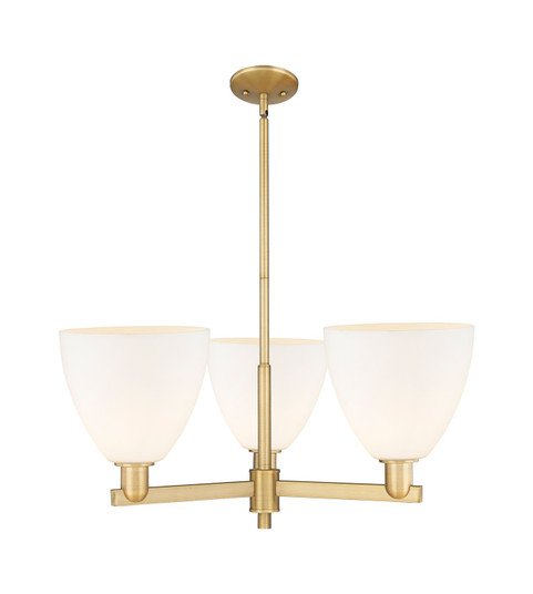 Arcadia Three Light Pendant in Brushed Brass (405|716-3CR-BB-GBD-91)