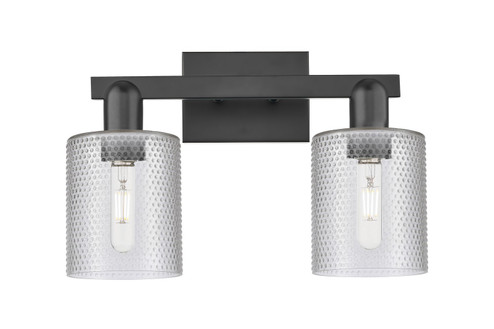 Arcadia Two Light Bath Vanity in Matte Black (405|716-2W-BK-G112)