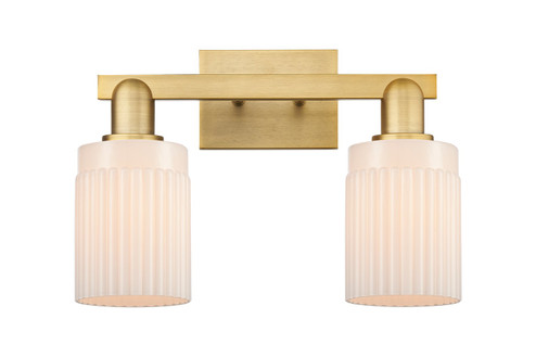 Arcadia Two Light Bath Vanity in Brushed Brass (405|716-2W-BB-G341)