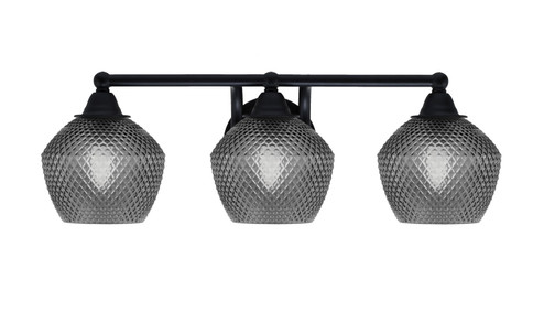 Paramount Three Light Bath Bar in Matte Black (200|3423-MB-4622)