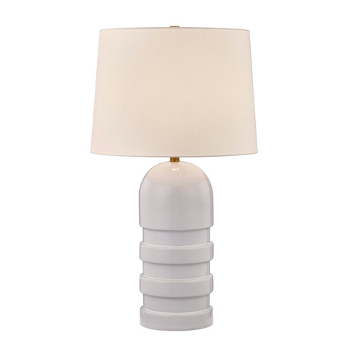 Wehunt One Light Table Lamp in White (51|11-CD15-WH)