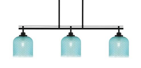 Odyssey Three Light Island Pendant in Matte Black (200|2636-MB-4915)