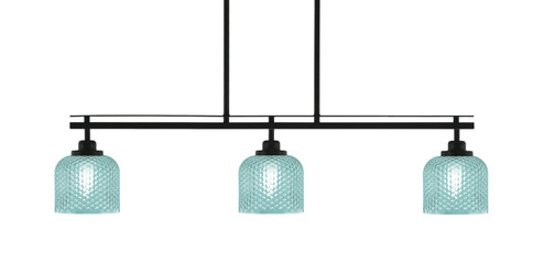 Odyssey Three Light Island Pendant in Matte Black (200|2636-MB-4615)