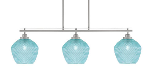 Odyssey Three Light Island Pendant in Brushed Nickel (200|2636-BN-4925)