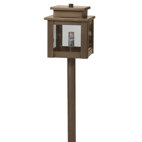 Hawthorne One Light Path in Dark Antique Brass (196|8909-DAB-G4-CLR)