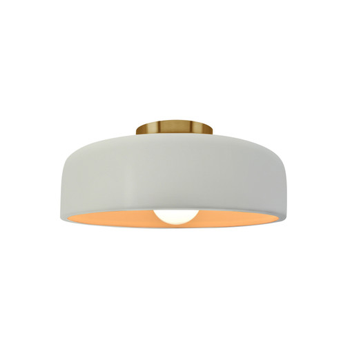 Radiance Collection One Light Semi-Flush Mount in Brushed Brass (102|CER-6340-MTGD-BRSS)
