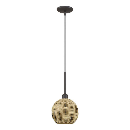 Summervine One Light Mini Pendant in Bronze (107|60201-07)