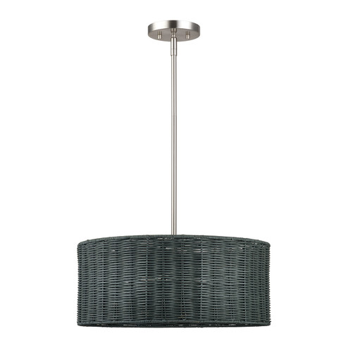 Weavington Three Light Chandelier in Brushed Nickel (107|60114-91)