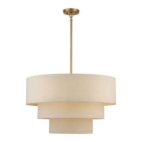 Bellingham Five Light Chandelier in Antique Gold Leaf (107|58878-48)