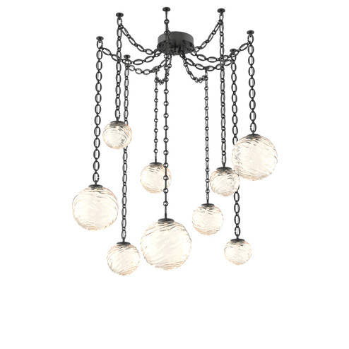 Gaia LED Pendant in Matte Black (404|SNB0092-09-MB-A-CH2-L1)