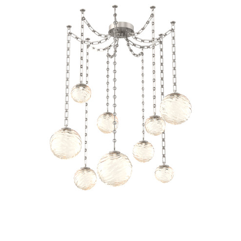 Gaia LED Pendant in Beige Silver (404|SNB0092-09-BS-A-CH3-L1)