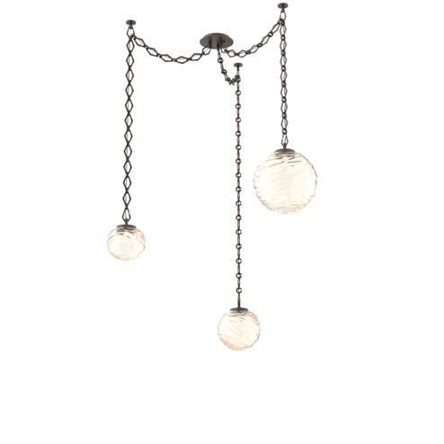 Gaia LED Pendant in Flat Bronze (404|SNB0092-03-FB-A-CH1-L3)