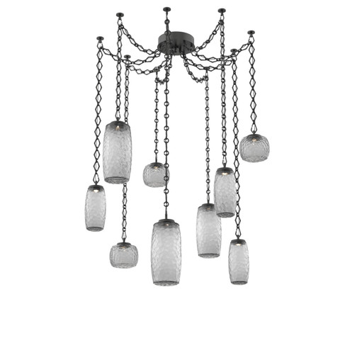 Vessel LED Pendant in Matte Black (404|SNB0091-09-MB-S-CH1-L1)