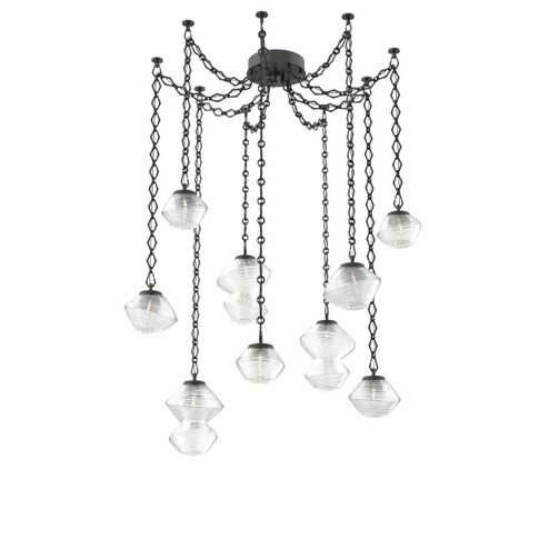 Mesa LED Pendant in Matte Black (404|SNB0089-09-MB-C-CH1-L3)