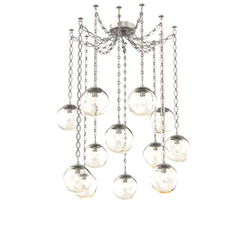 Aster Bulb 12 Light Pendant in Beige Silver (404|SNB0062-12-BS-A-CH2-E2)
