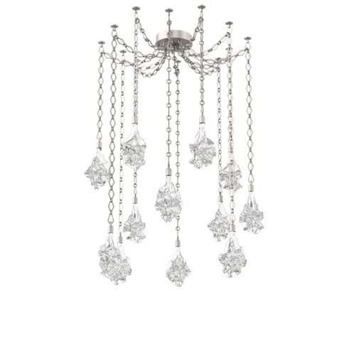 Blossom LED Pendant in Beige Silver (404|SNB0059-12-BS-BC-CH1-L3)
