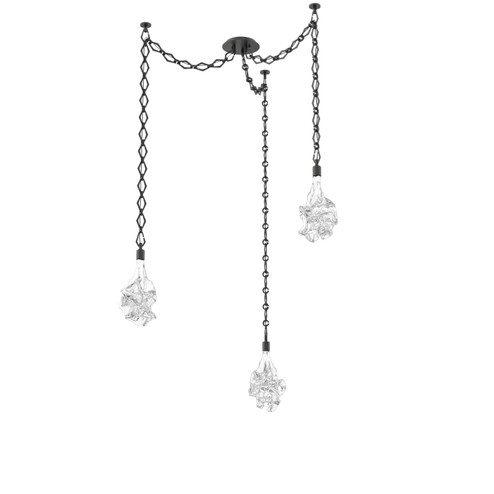 Blossom LED Pendant in Matte Black (404|SNB0059-03-MB-BC-CH1-L3)