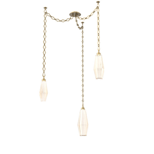 Aalto LED Pendant in Gilded Brass (404|SNB0049-03-GB-RA-CH1-L1)
