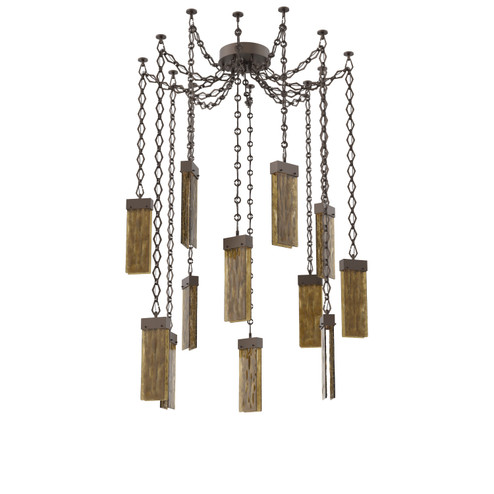 Parallel LED Pendant in Flat Bronze (404|SNB0042-12-FB-BG-CH1-L1)