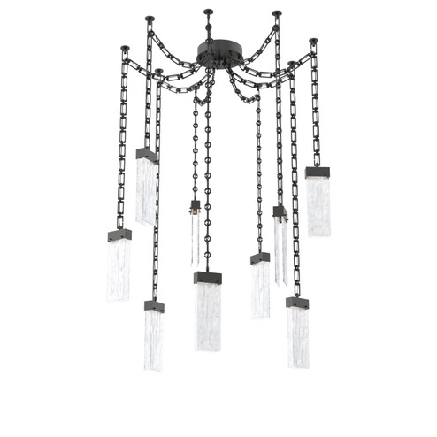 Parallel LED Pendant in Matte Black (404|SNB0042-09-MB-CG-CH3-L1)