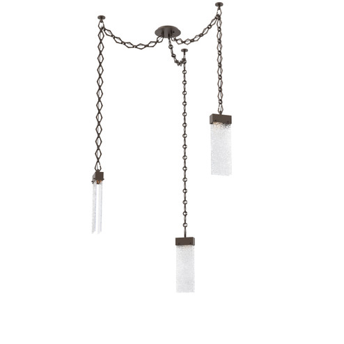 Parallel LED Pendant in Flat Bronze (404|SNB0042-03-FB-CR-CH1-L1)