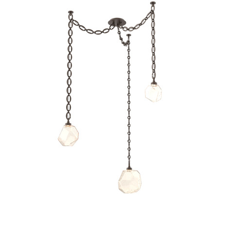 Gem LED Pendant in Flat Bronze (404|SNB0039-03-FB-A-CH2-L3)