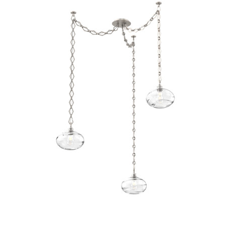Coppa Three Light Pendant in Beige Silver (404|SNB0036-03-BS-OC-CH1-E2)