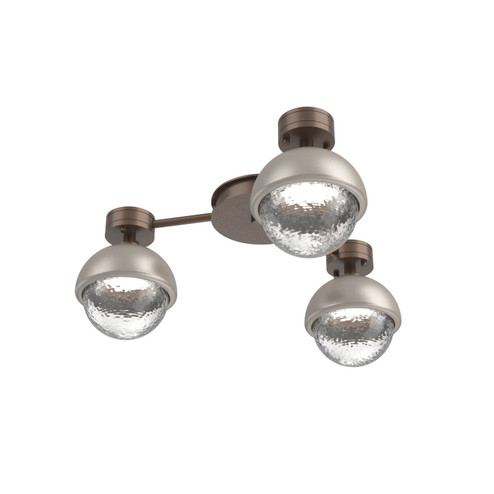 Cabochon LED Flush Mount in Burnished Bronze (404|SMB0093-H3-BB-C-L1-BS)