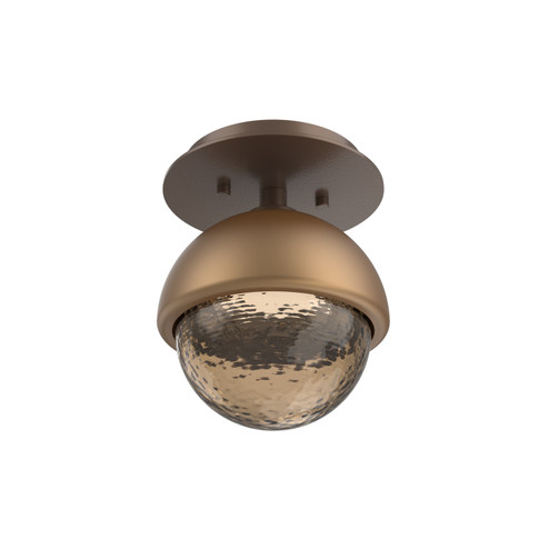 Cabochon LED Flush Mount in Burnished Bronze (404|SMB0093-01-BB-B-L3-NB)