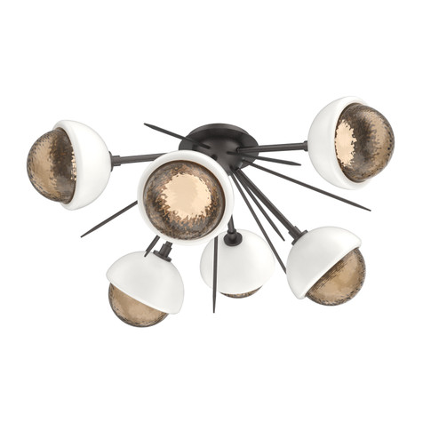 Cabochon LED Semi Flush Mount in Graphite (404|CLB0093-02-GP-B-L1-WI)