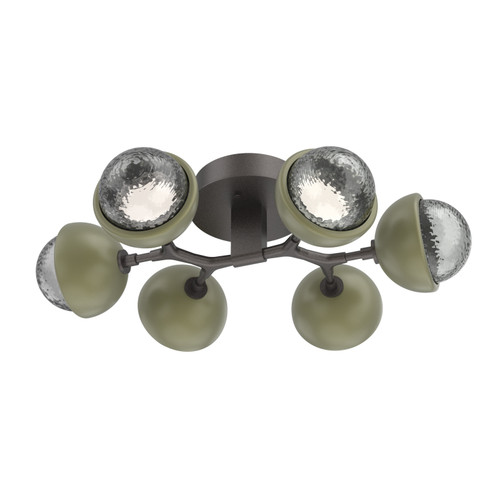 Cabochon LED Flush Mount in Graphite (404|CLB0093-01-GP-S-L3-GE)