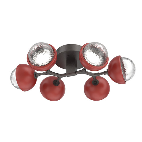 Cabochon LED Flush Mount in Graphite (404|CLB0093-01-GP-C-L3-RE)