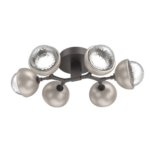 Cabochon LED Flush Mount in Graphite (404|CLB0093-01-GP-C-L1-BS)
