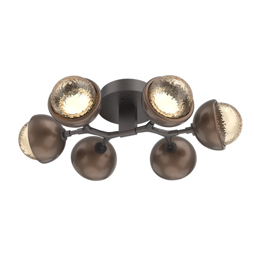 Cabochon LED Flush Mount in Graphite (404|CLB0093-01-GP-A-L1-BB)