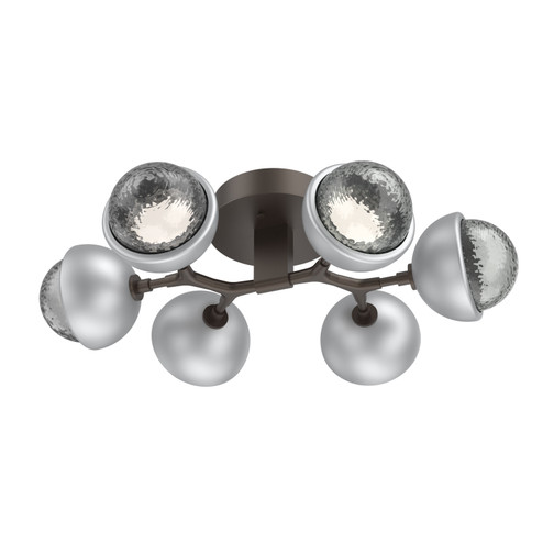 Cabochon LED Flush Mount in Flat Bronze (404|CLB0093-01-FB-S-L1-CS)