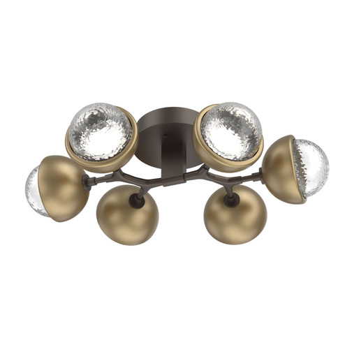 Cabochon LED Flush Mount in Flat Bronze (404|CLB0093-01-FB-C-L3-GB)